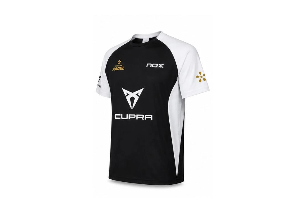 Technical padel t-shirt, Premier Padel, NOX, Black and White, Size M – photo 2